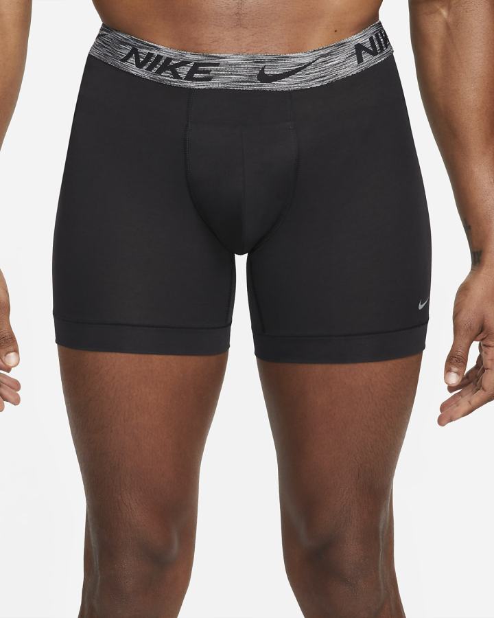 Ropa Interior Nike Dri-FIT ReLuxe Boxer Briefs (2-Pack) Hombre Negras | DWTZX-0165