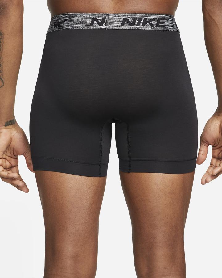 Ropa Interior Nike Dri-FIT ReLuxe Boxer Briefs (2-Pack) Hombre Negras | DWTZX-0165