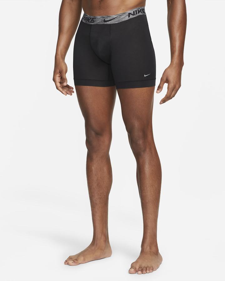 Ropa Interior Nike Dri-FIT ReLuxe Boxer Briefs (2-Pack) Hombre Negras | DWTZX-0165