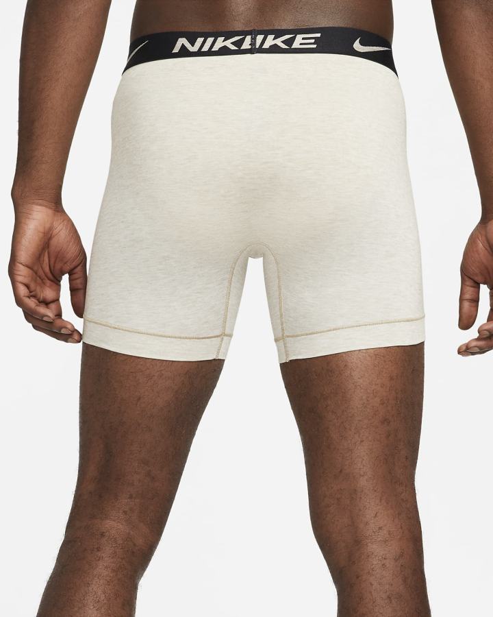 Ropa Interior Nike Dri-FIT ReLuxe Boxer Briefs (2-Pack) Hombre Multicolor Negras Marrones | HIAUJ-2986