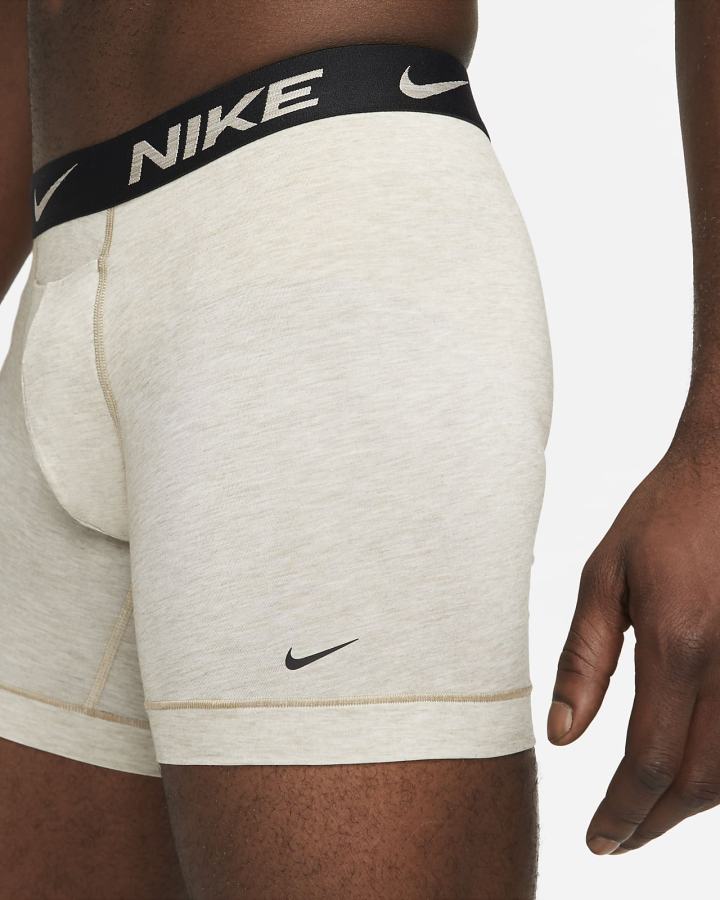 Ropa Interior Nike Dri-FIT ReLuxe Boxer Briefs (2-Pack) Hombre Multicolor Negras Marrones | HIAUJ-2986