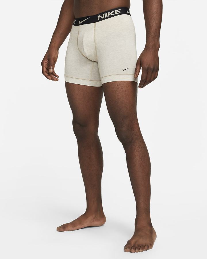 Ropa Interior Nike Dri-FIT ReLuxe Boxer Briefs (2-Pack) Hombre Multicolor Negras Marrones | HIAUJ-2986