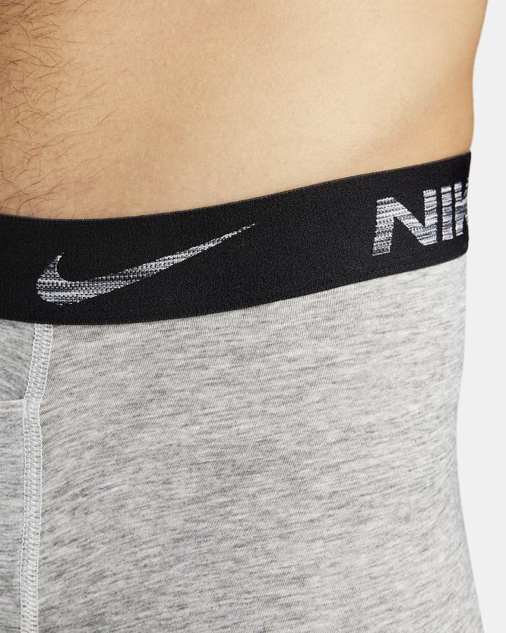 Ropa Interior Nike Dri-FIT ReLuxe Boxer Briefs (2-Pack) Hombre Gris | QNXTH-6394