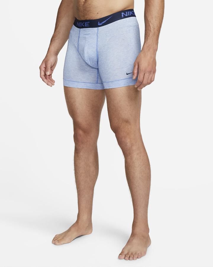 Ropa Interior Nike Dri-FIT ReLuxe Boxer Briefs (2-Pack) Hombre Moradas | WSNCI-8762