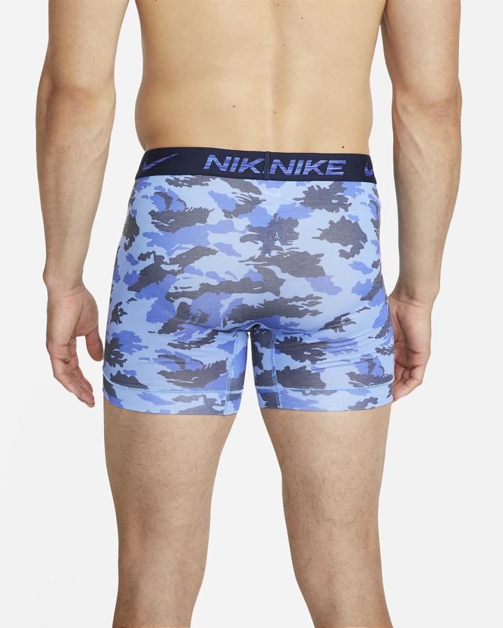 Ropa Interior Nike Dri-FIT ReLuxe Boxer Briefs (2-Pack) Hombre Multicolor Azules | XCZTB-2386