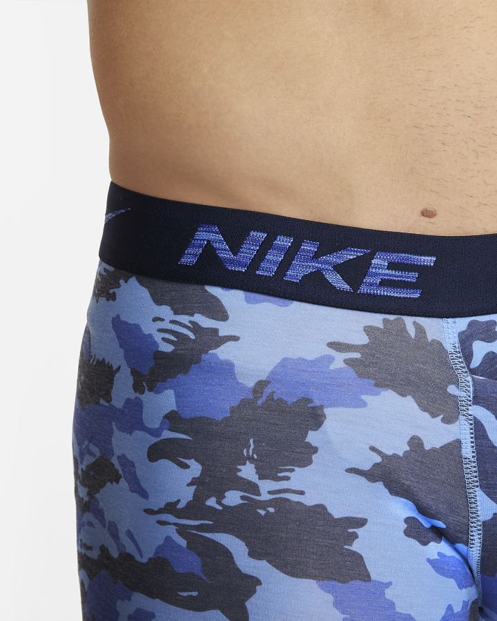 Ropa Interior Nike Dri-FIT ReLuxe Boxer Briefs (2-Pack) Hombre Multicolor Azules | XCZTB-2386