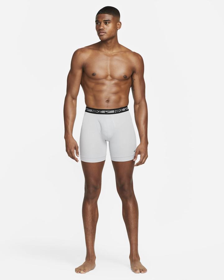 Ropa Interior Nike Dri-FIT Ultra-Stretch Micro Boxer Briefs (3-Pack) Hombre Multicolor | CWGET-2083