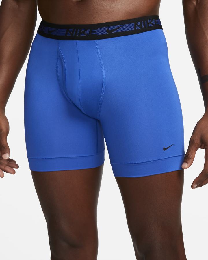 Ropa Interior Nike Dri-FIT Ultra-Stretch Micro Boxer Briefs (3-Pack) Hombre Rojas | KRSBZ-0246