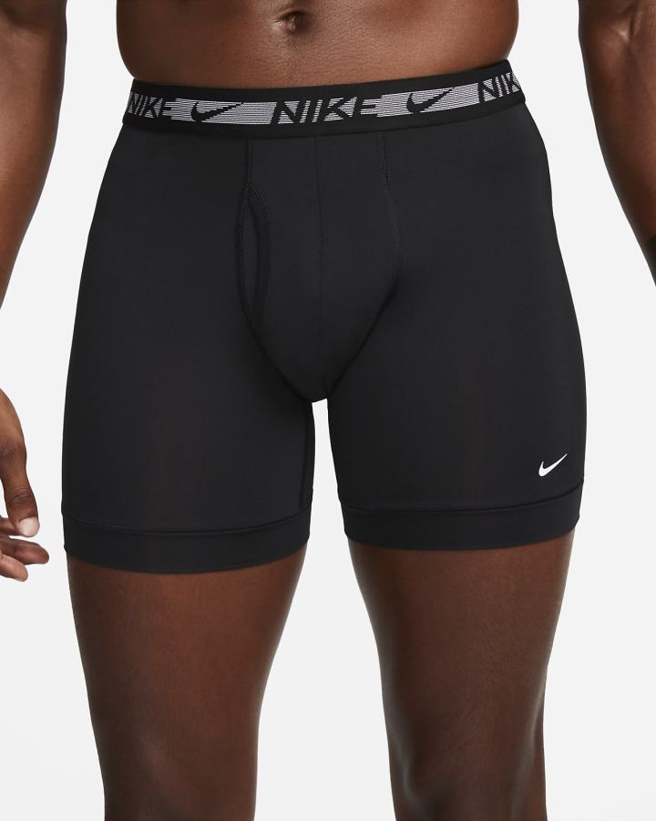 Ropa Interior Nike Dri-FIT Ultra-Stretch Micro Boxer Briefs (3-Pack) Hombre Rojas | KRSBZ-0246