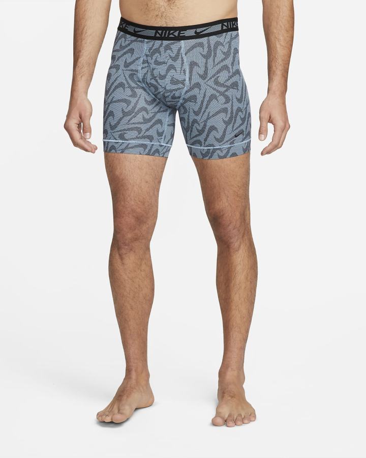 Ropa Interior Nike Dri-FIT Ultra-Stretch Micro Boxer Briefs (3-Pack) Hombre Azules | UECAH-9870