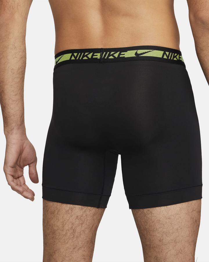 Ropa Interior Nike Dri-FIT Ultra-Stretch Micro Boxer Briefs (3-Pack) Hombre Negras | ZJVKD-2518