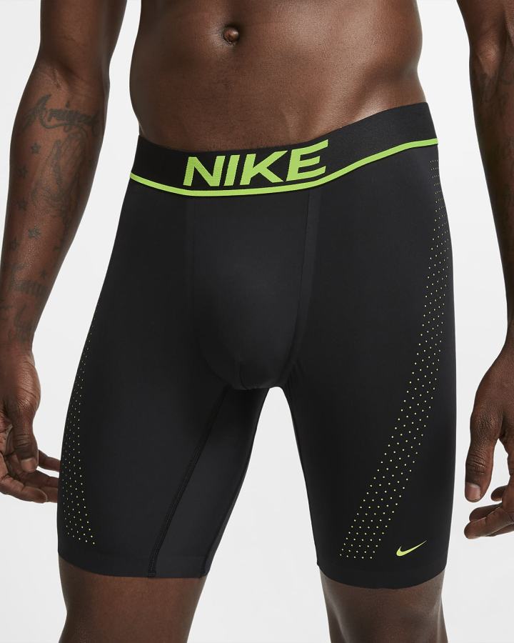 Ropa Interior Nike Elite Micro Long Boxer Briefs Hombre Negras | CJDXA-9265