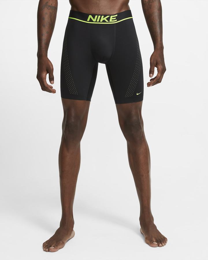 Ropa Interior Nike Elite Micro Long Boxer Briefs Hombre Negras | CJDXA-9265