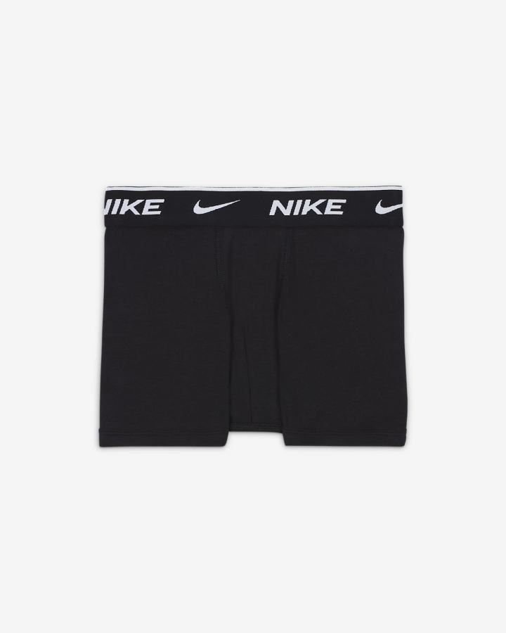 Ropa Interior Nike Kids Boxer Briefs (3-Pack) Niño Gris Oscuro Negras | ATPNG-6924