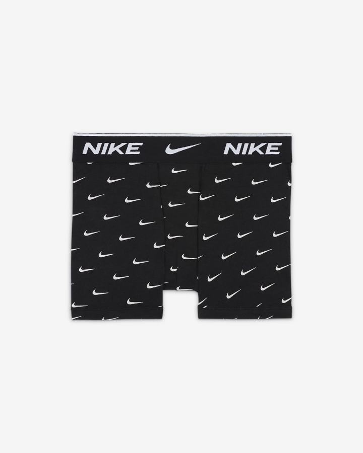 Ropa Interior Nike Kids Boxer Briefs (3-Pack) Niño Negras Blancas | IRNGK-7481