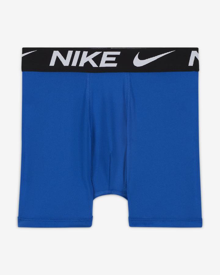 Ropa Interior Nike Kids Boxer Briefs (3-Pack) Niño Blancas Azules | PFVIO-6715