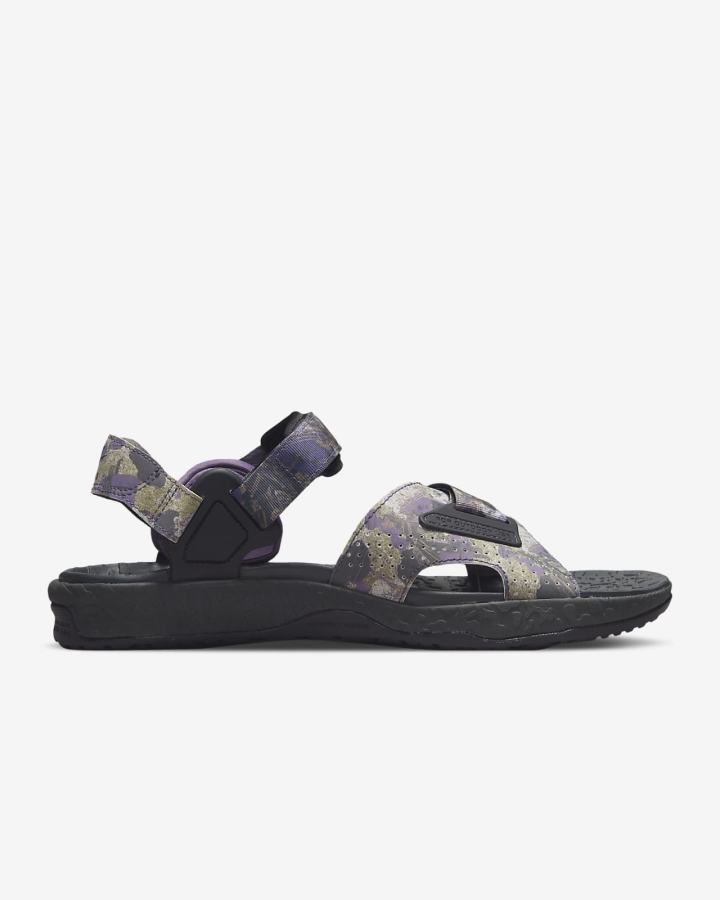 Sandalias Nike Air Deschutz+ SE Hombre Moradas Gris Oscuro | YNRHA-4285