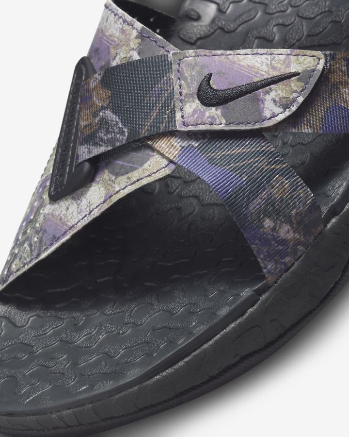 Sandalias Nike Air Deschutz+ SE Hombre Moradas Gris Oscuro | YNRHA-4285