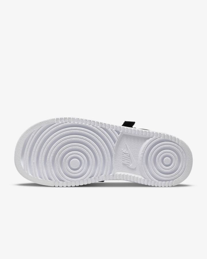 Sandalias Nike Icon Classic Mujer Negras Blancas | CNTGO-1895