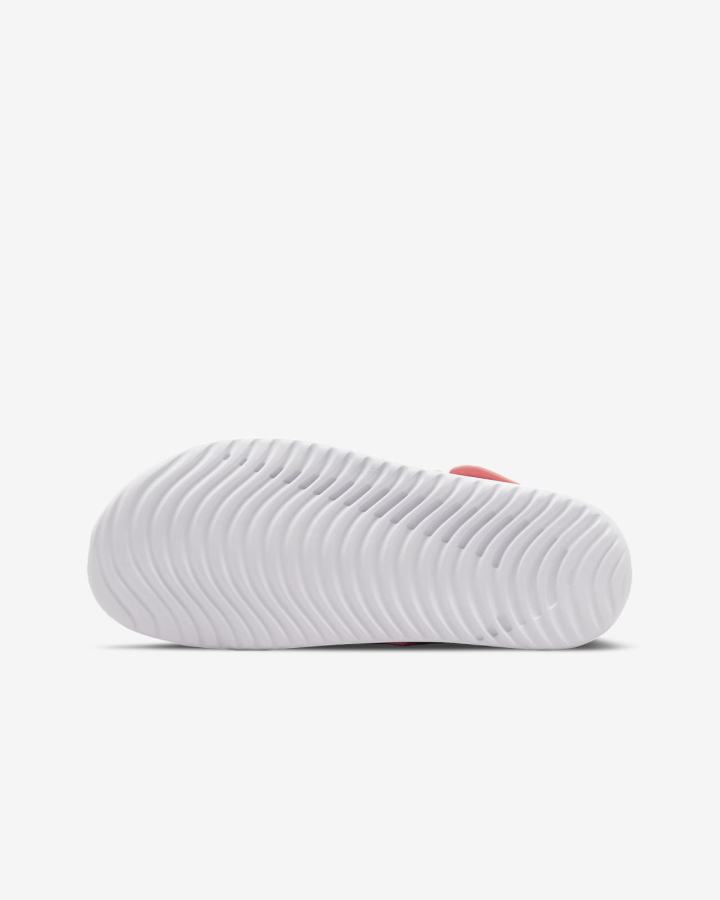 Sandalias Nike Sunray Adjust 5 V2 Kids Niña Rojas Moradas Claro Metal Plateadas | JNDXR-1837
