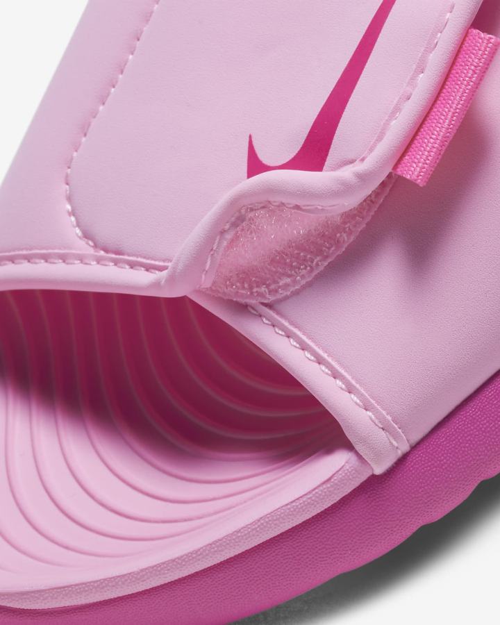 Sandalias Nike Sunray Adjust 5 V2 Kids Niña Rojas Moradas Claro Metal Plateadas | JNDXR-1837