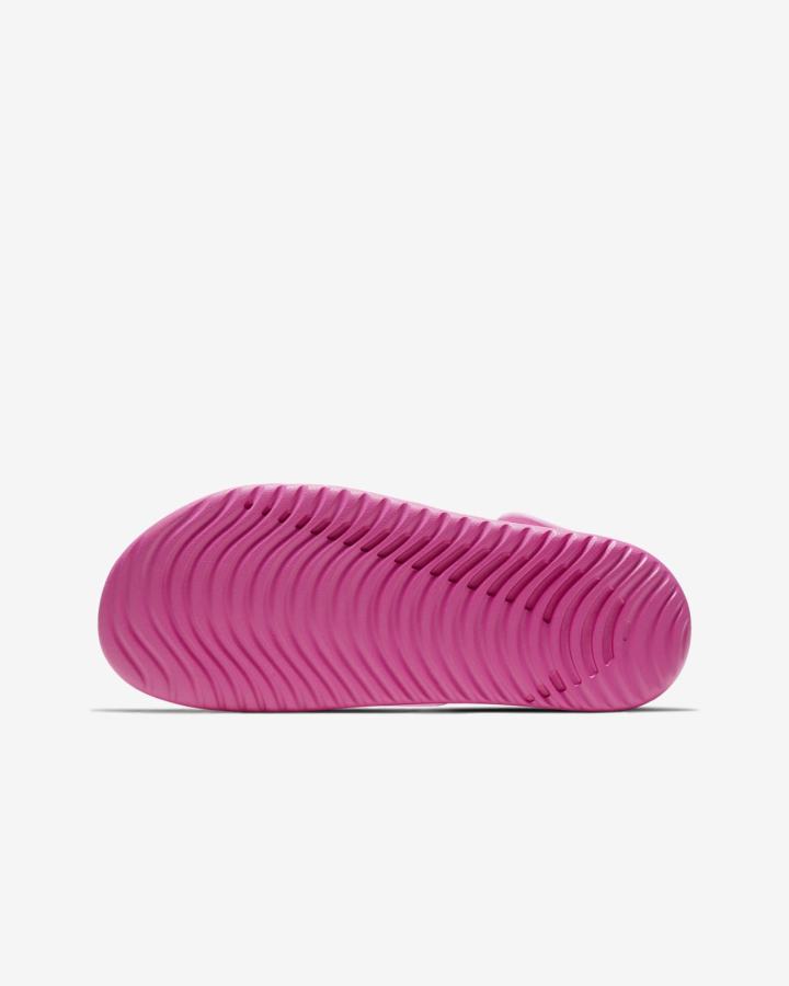 Sandalias Nike Sunray Adjust 5 V2 Kids Niño Rosas Fucsia | KCZYH-0452