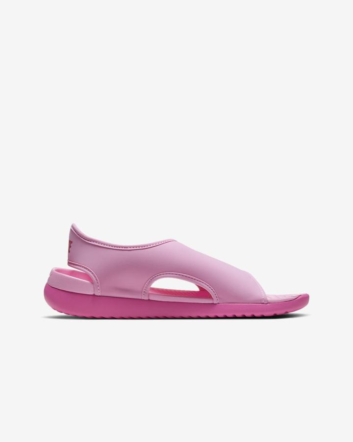 Sandalias Nike Sunray Adjust 5 V2 Kids Niño Rosas Fucsia | KCZYH-0452