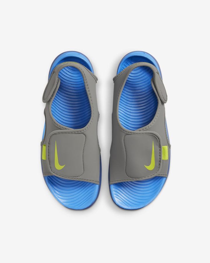 Sandalias Nike Sunray Adjust 5 V2 Kids Niña Azules Gris Azules Claro Azul Marino Verde | MNSTD-6714