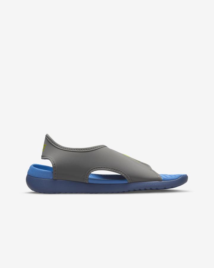 Sandalias Nike Sunray Adjust 5 V2 Kids Niño Azules Gris Azules Claro Azul Marino Verde | NZTCP-2650
