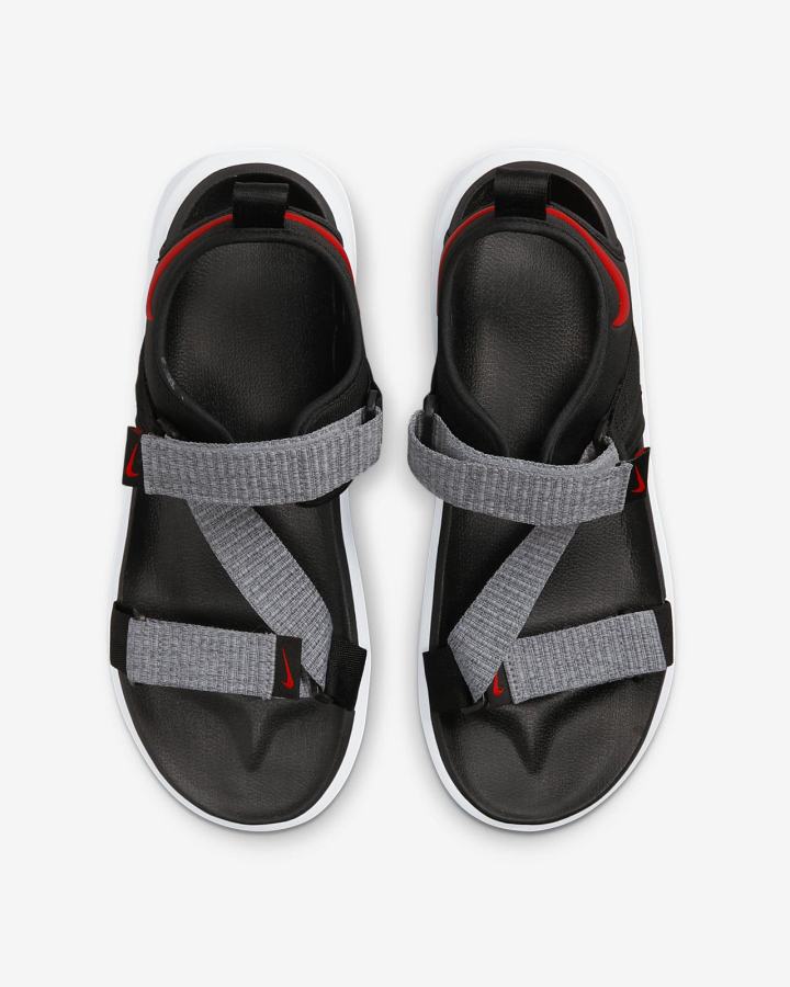 Sandalias Nike Vista Hombre Negras Blancas Gris Rojas | ARPZH-3275
