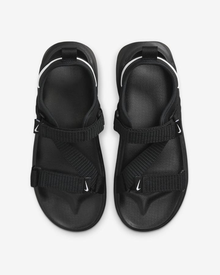 Sandalias Nike Vista Hombre Negras Blancas | QJMBW-3562
