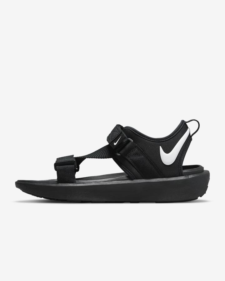Sandalias Nike Vista Hombre Negras Blancas | QJMBW-3562