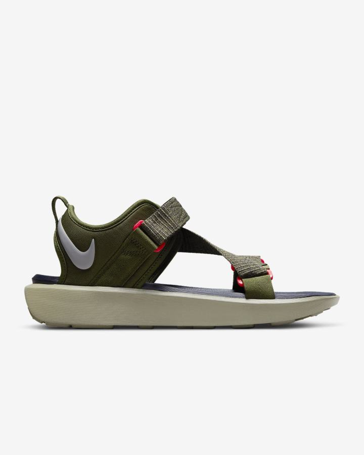 Sandalias Nike Vista Hombre Verde Verde Oliva Rojas Gris | MAXRO-5892