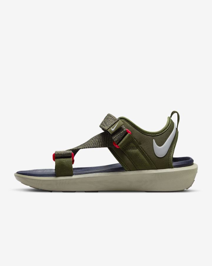Sandalias Nike Vista Hombre Verde Verde Oliva Rojas Gris | MAXRO-5892