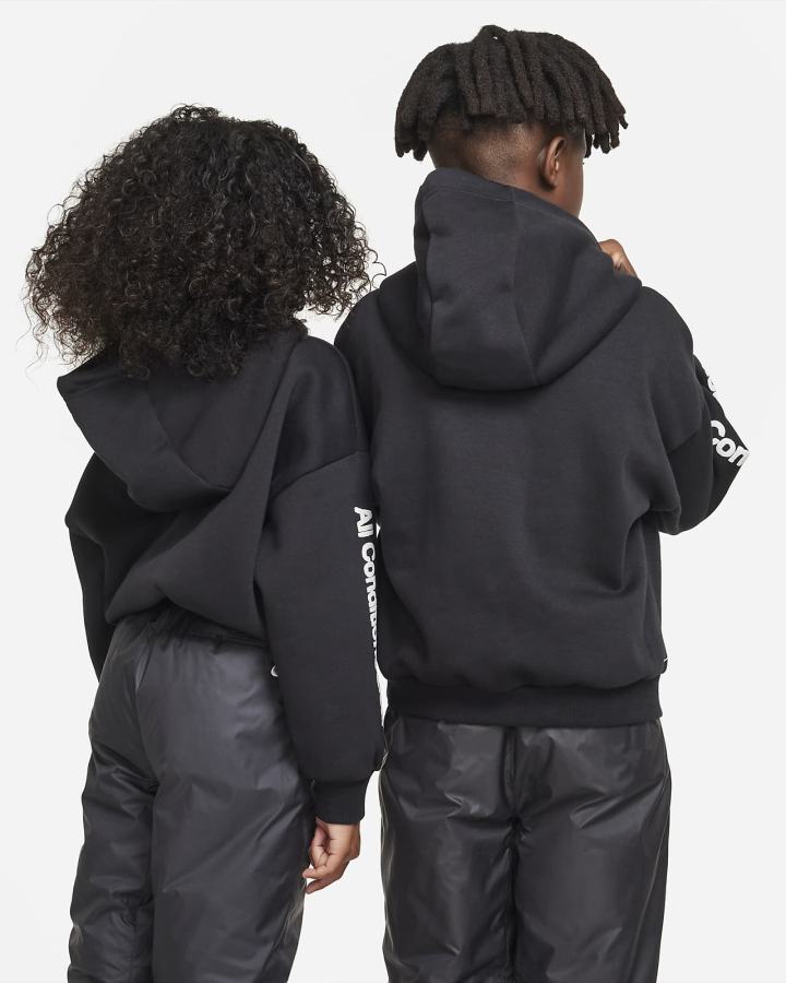 Sudadera Con Capucha Nike ACG Icon Fleece Kids Niña Negras | VNFSX-6238