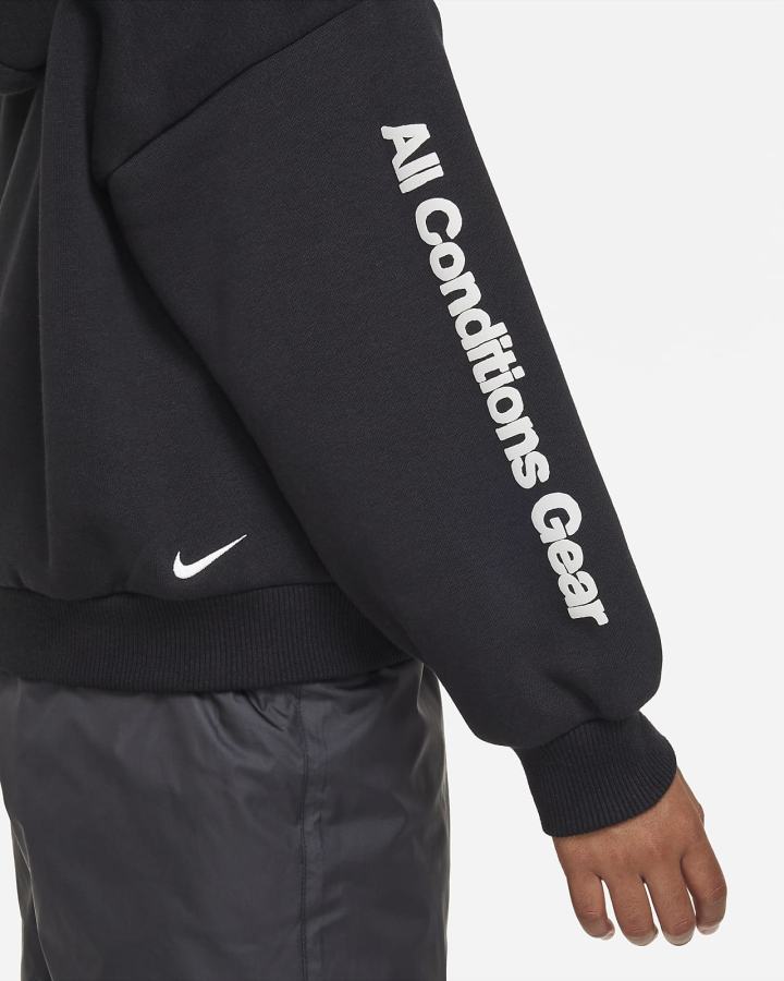 Sudadera Con Capucha Nike ACG Icon Fleece Kids Niña Negras | VNFSX-6238