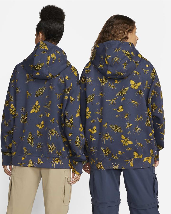 Sudadera Con Capucha Nike ACG Therma-FIT Allover Print Hombre Azules Negras Blancas | SJIHC-6098