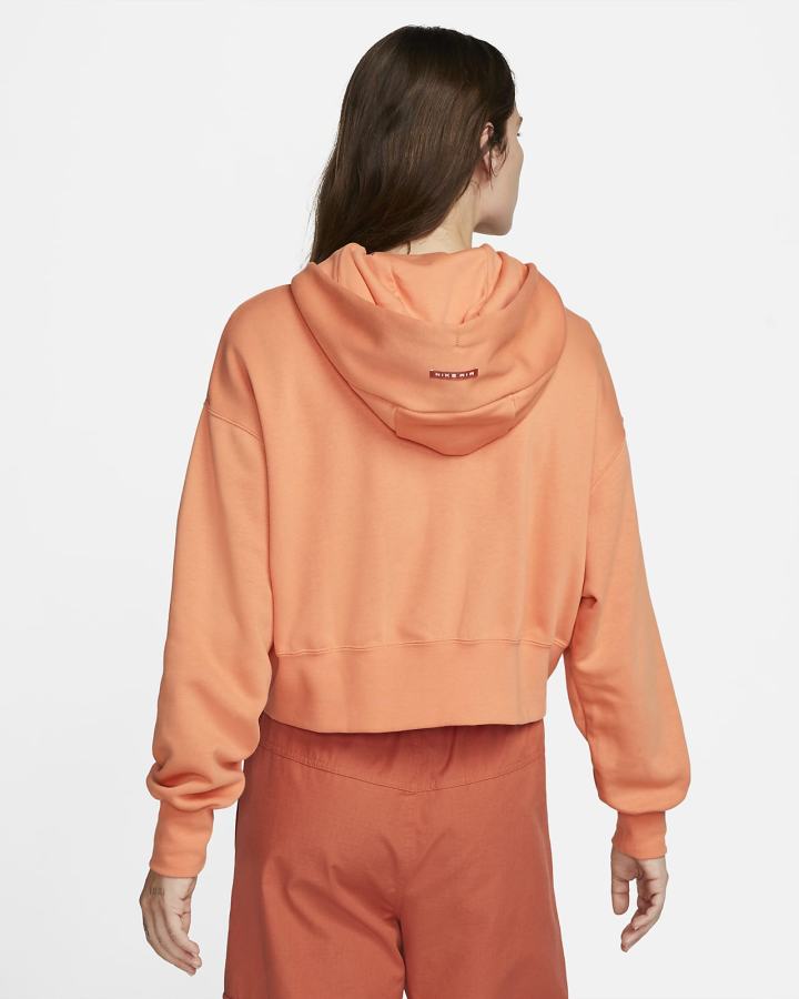 Sudadera Con Capucha Nike Air Full-Zip Fleece Mujer Naranjas | BHJQF-2850