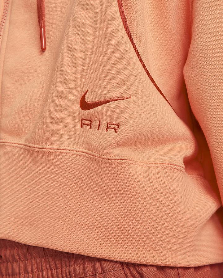 Sudadera Con Capucha Nike Air Full-Zip Fleece Mujer Naranjas | BHJQF-2850