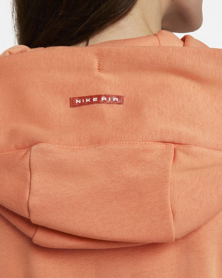 Sudadera Con Capucha Nike Air Full-Zip Fleece Mujer Naranjas | BHJQF-2850
