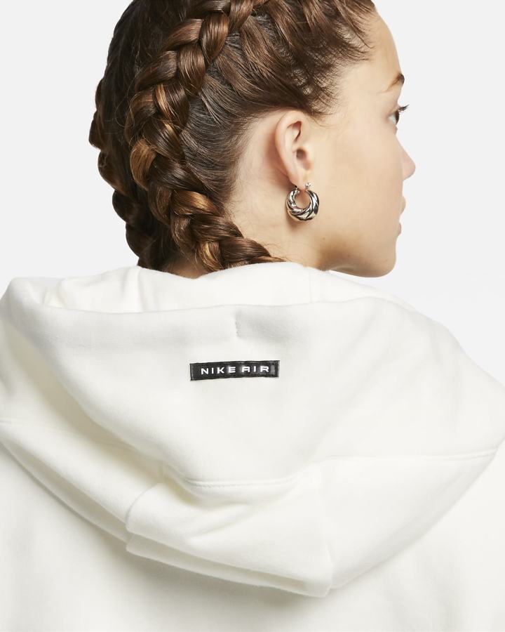 Sudadera Con Capucha Nike Air Full-Zip Fleece Mujer Negras | UGHSJ-5936