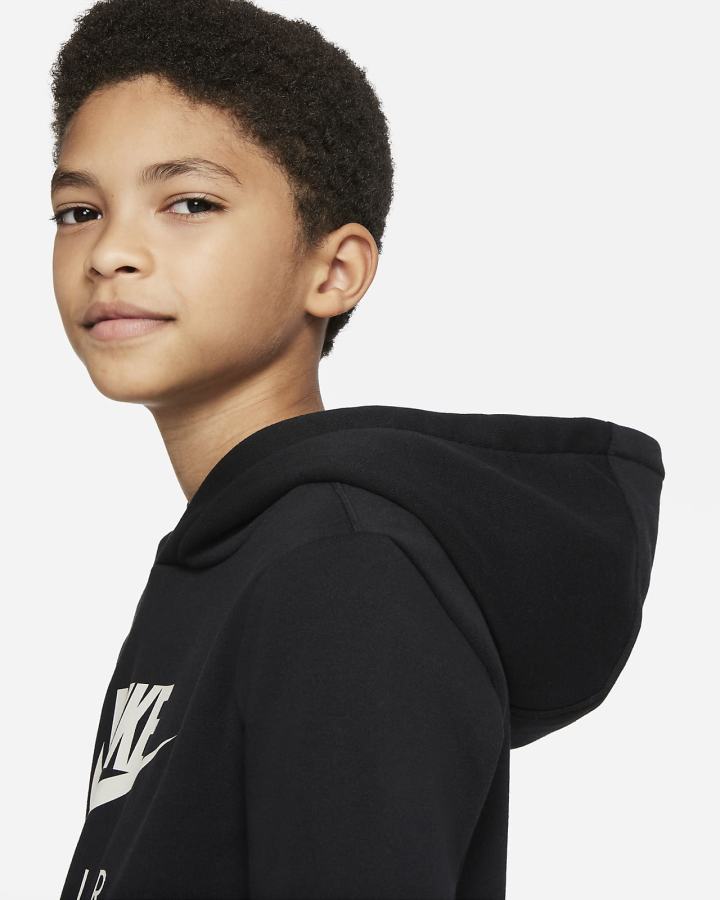 Sudadera Con Capucha Nike Air Kids Niño Negras Beige Claro | NKQGI-4213