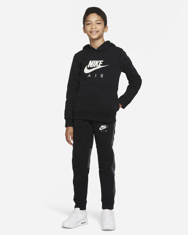 Sudadera Con Capucha Nike Air Kids Niño Negras Beige Claro | NKQGI-4213