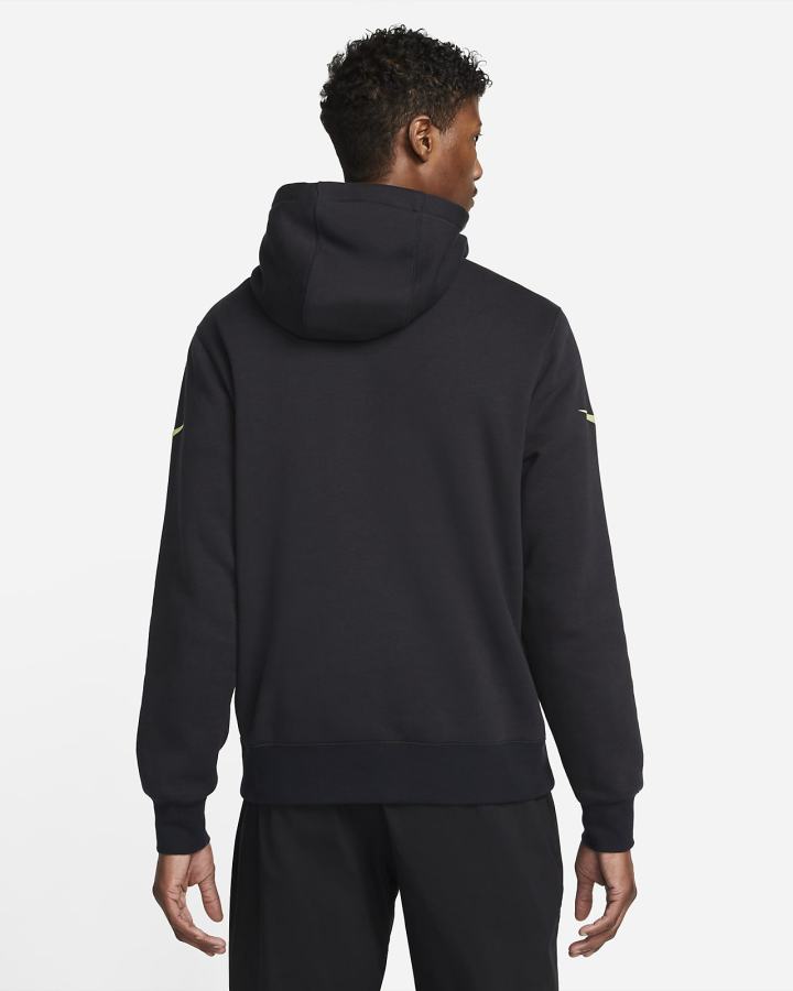 Sudadera Con Capucha Nike BHM Fleece Hombre Negras | LQBNE-5417
