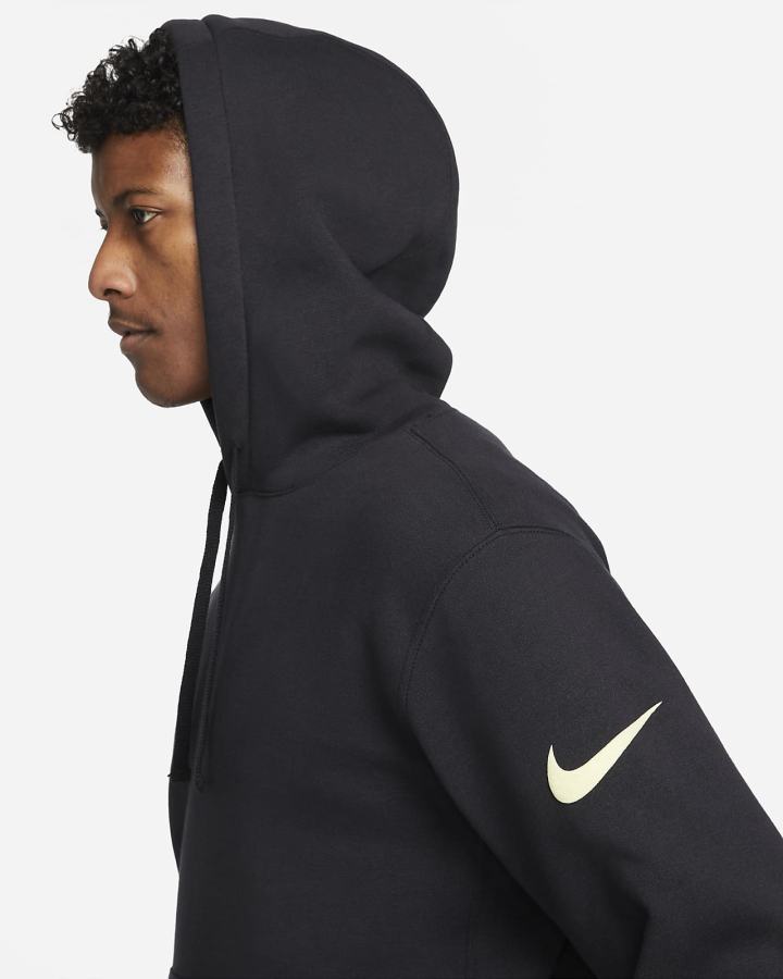 Sudadera Con Capucha Nike BHM Fleece Hombre Negras | LQBNE-5417