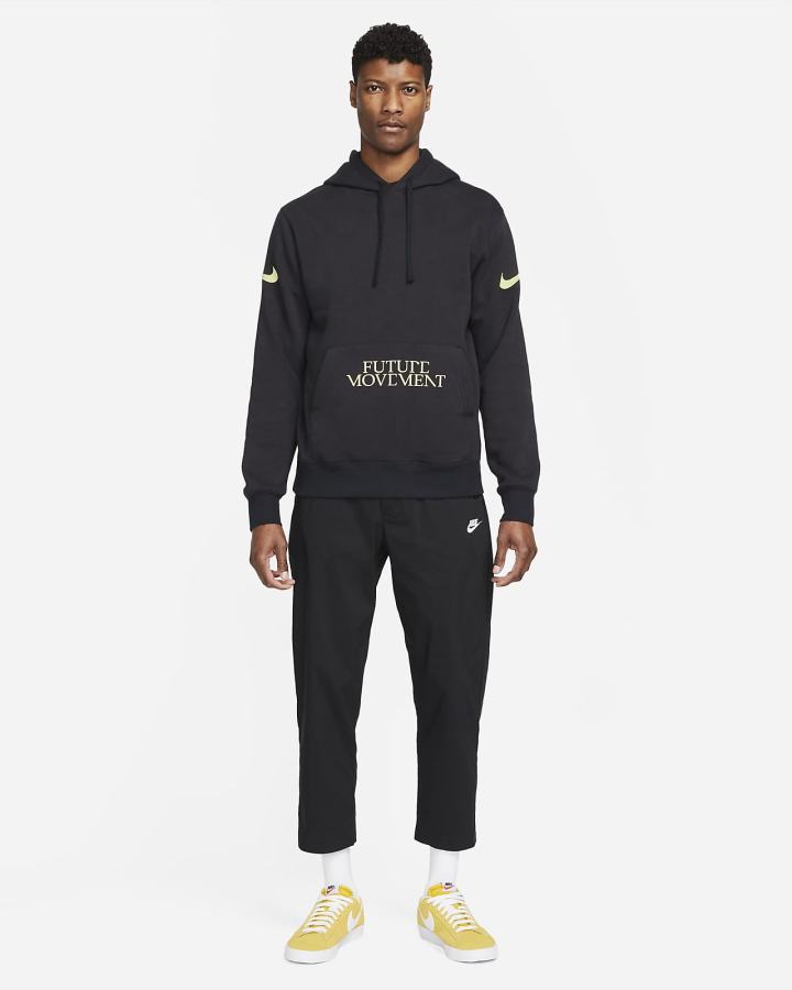 Sudadera Con Capucha Nike BHM Fleece Hombre Negras | LQBNE-5417