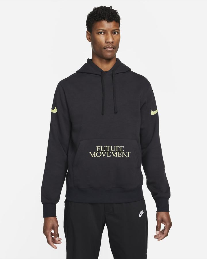 Sudadera Con Capucha Nike BHM Fleece Hombre Negras | LQBNE-5417