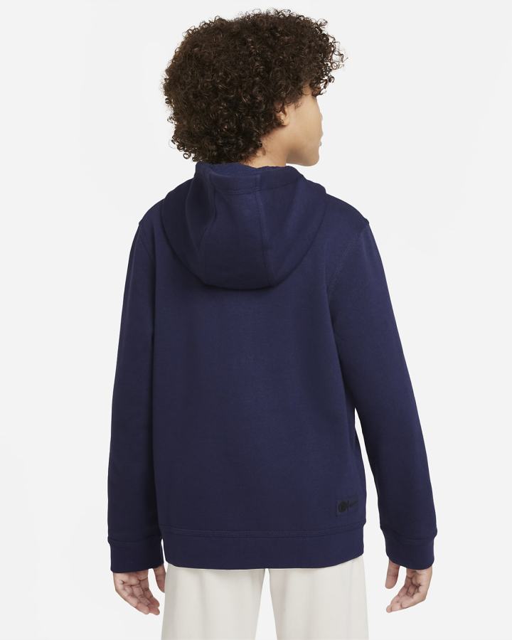 Sudadera Con Capucha Nike Chelsea FC Kids Full-Zip Fleece Niño Azules Doradas | GOZFN-7408