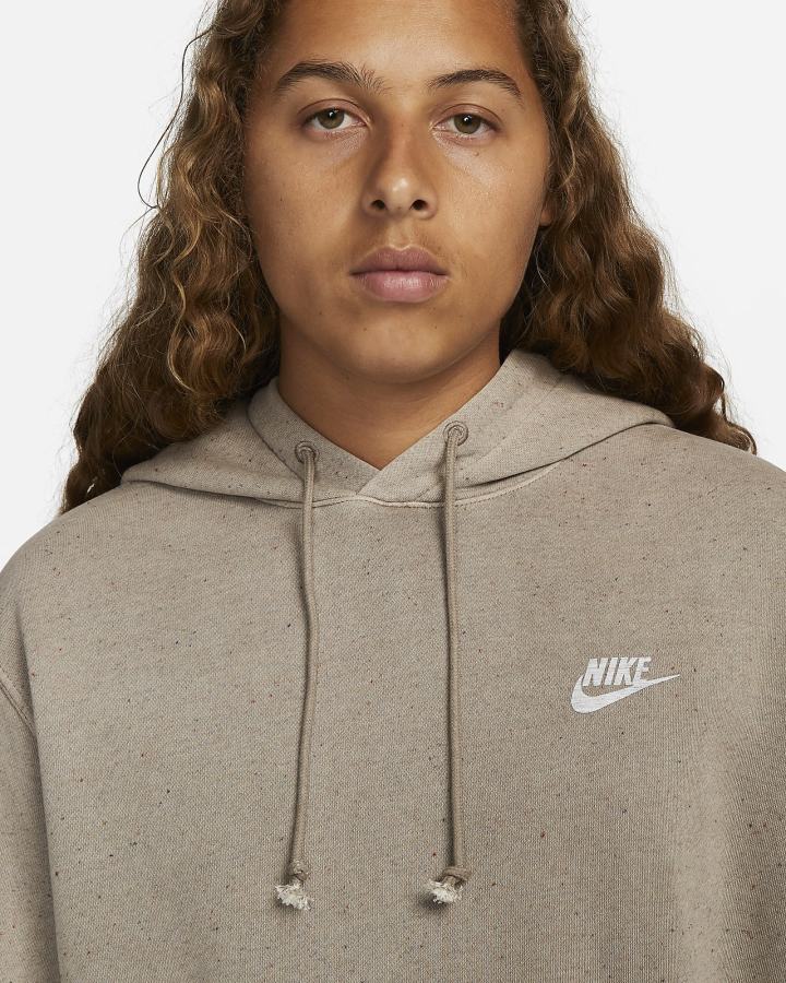 Sudadera Con Capucha Nike Club Fleece+ Hombre Verde Oliva Gris | OWKLT-5732