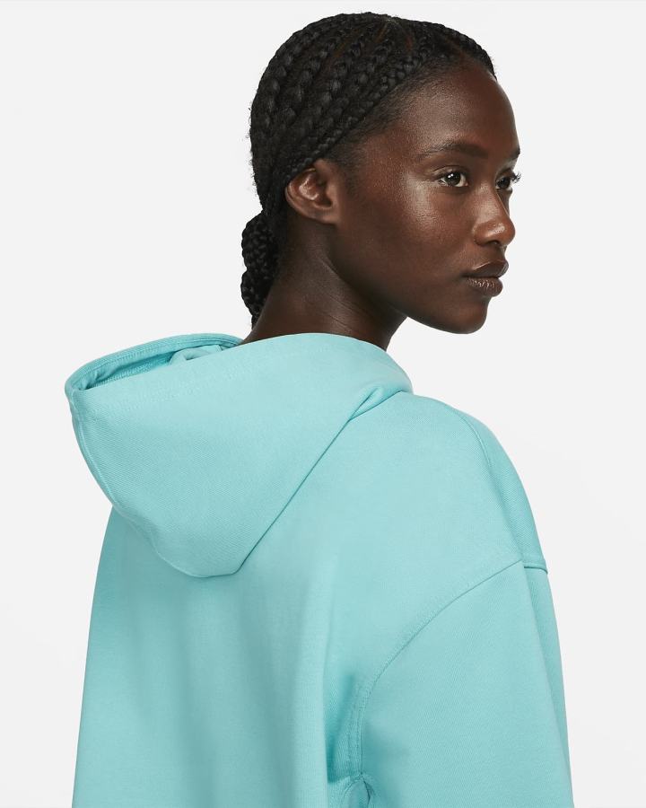 Sudadera Con Capucha Nike Court Fleece Tennis Mujer Turquesa | IUEPY-6748